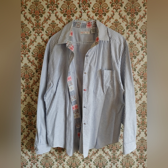 Vintage Coastal Grandma Blouse - Picture 1 of 3